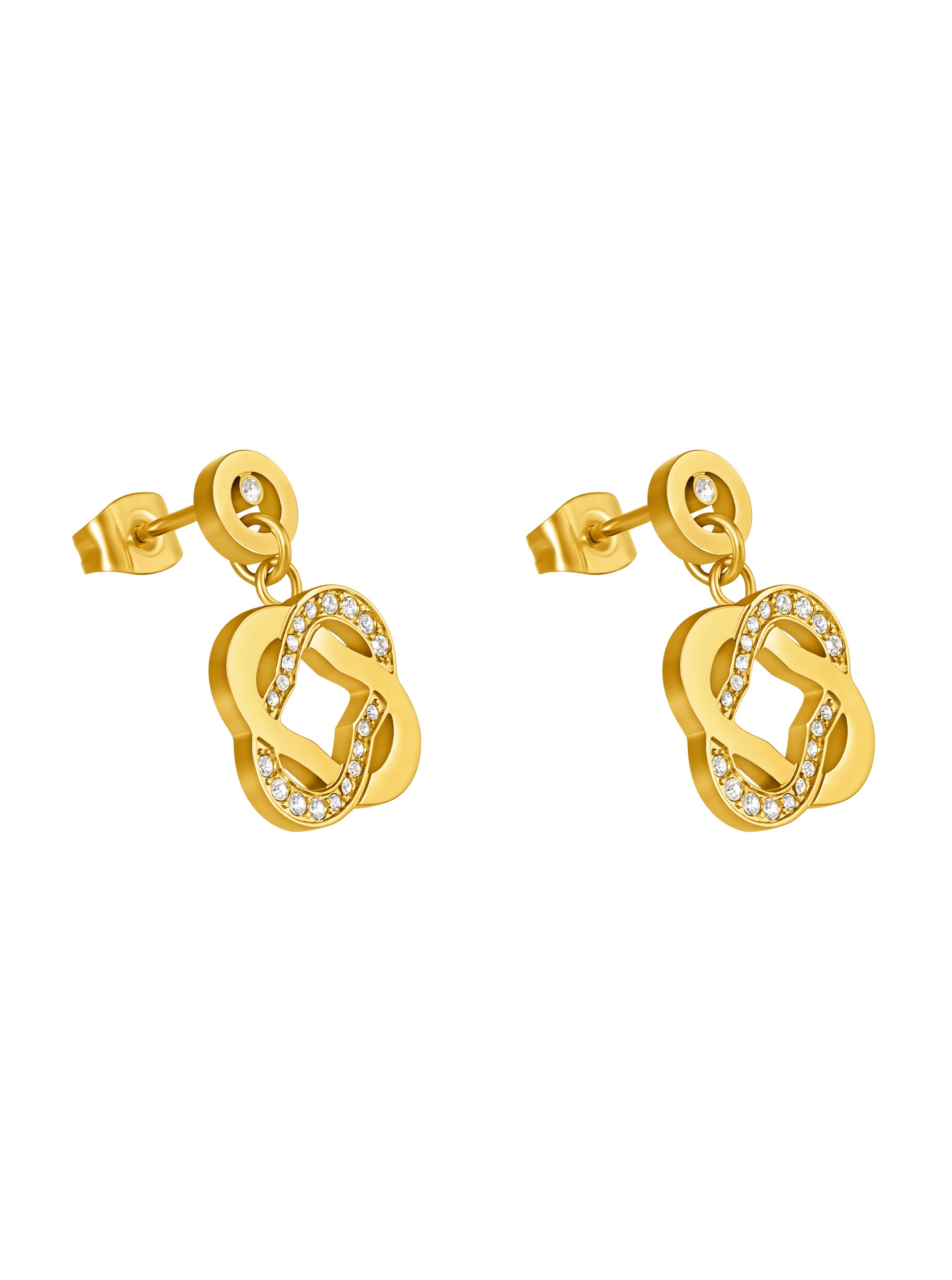 Laura Women Gold Plated Stainless Steel Drop Earrings