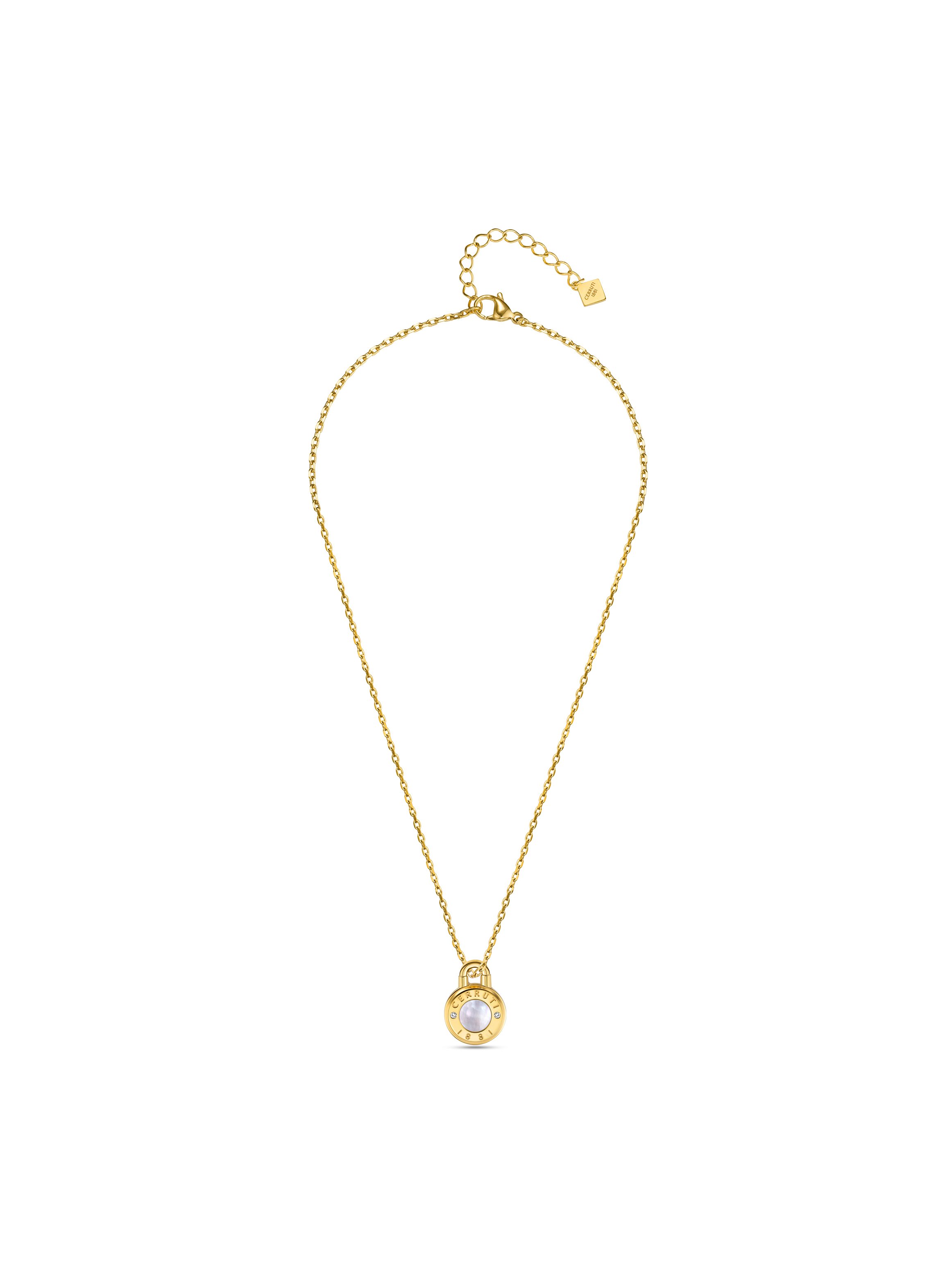 Vittoria Women Gold Plated Stainless Steel Pendant Necklace