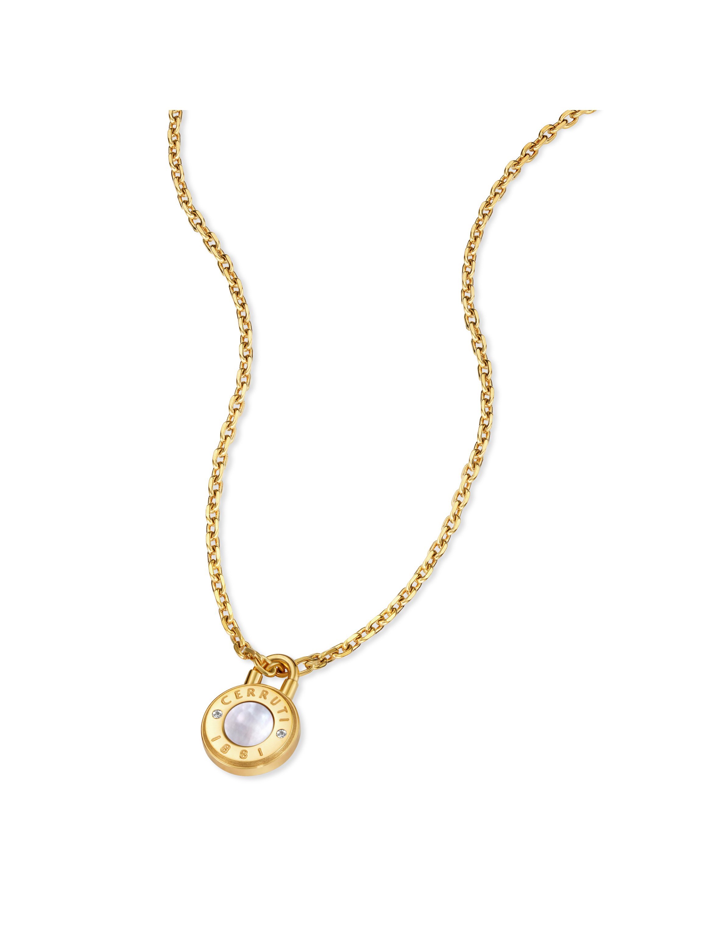 Vittoria Women Gold Plated Stainless Steel Pendant Necklace