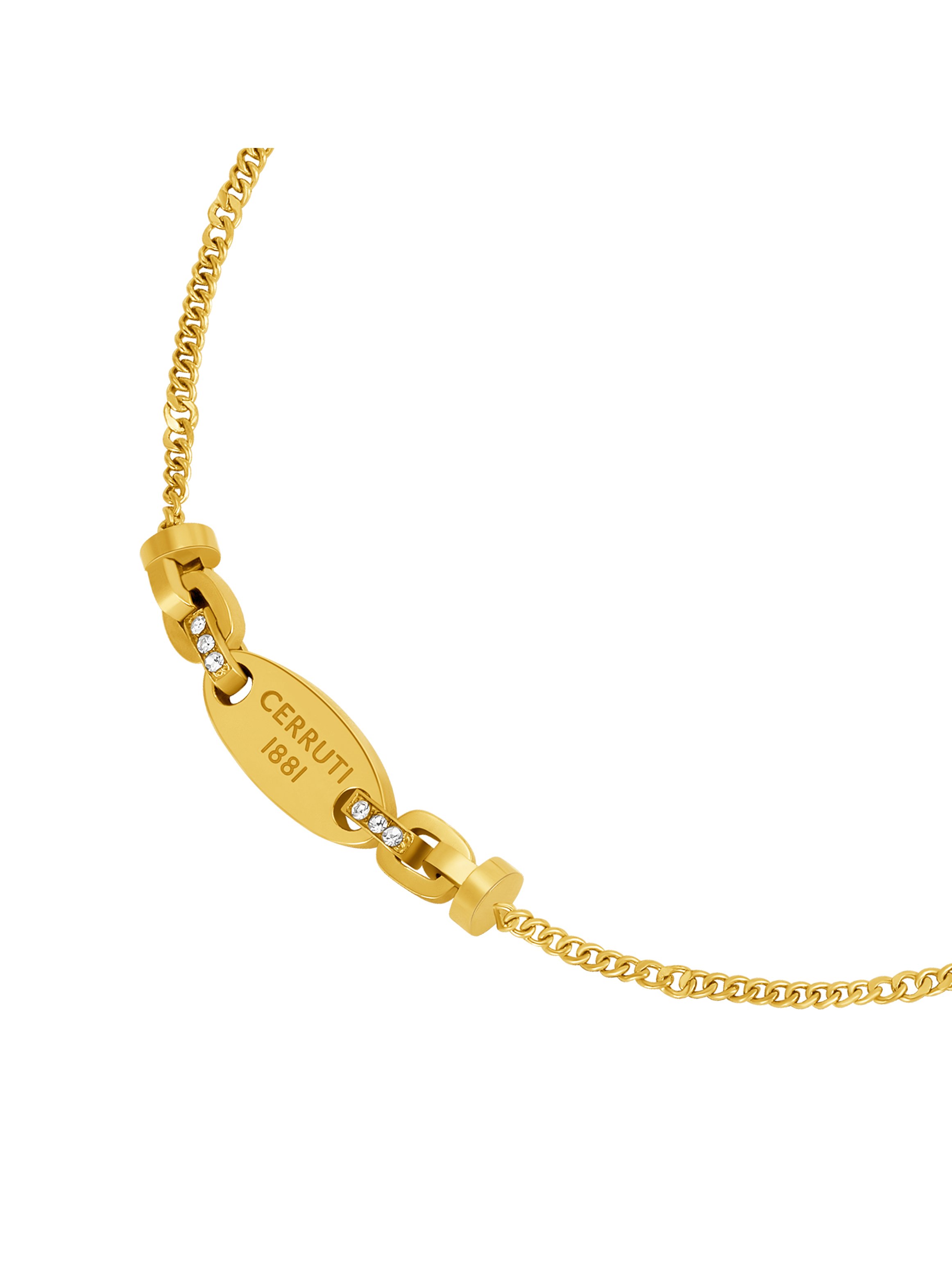 Anita Women Gold Plated Stainless Steel Chain Bracelet