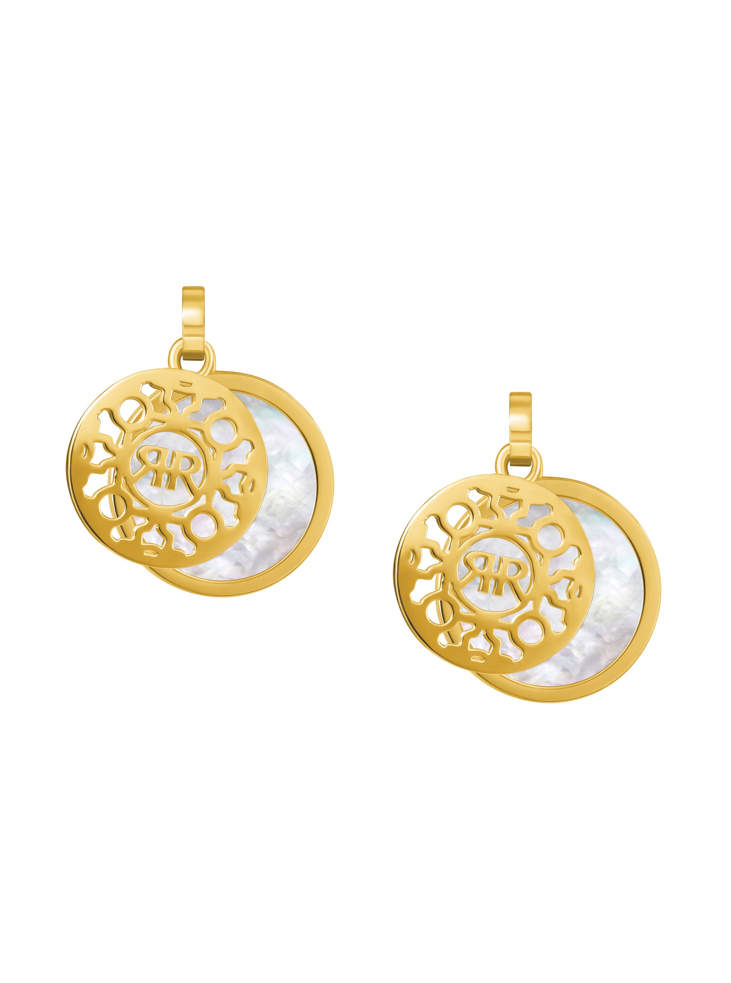 Nicoletta Women Gold Plated Stainless Steel Drop Earrings