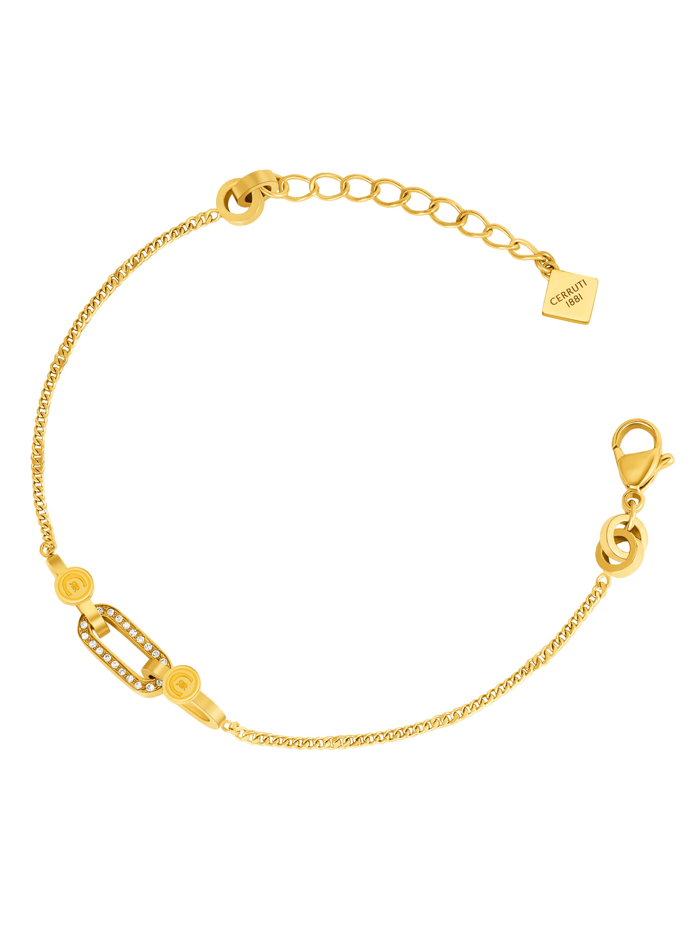 Giuliana Women Gold Plated Stainless Steel Chain Bracelet