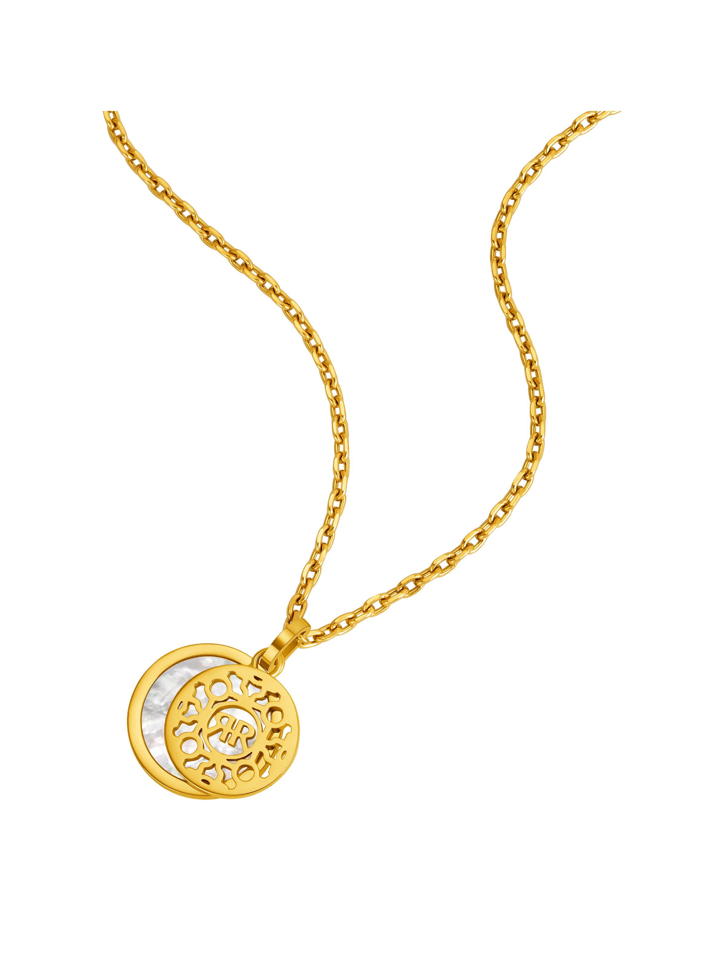 Nicoletta Women Gold Plated Stainless Steel Pendant Necklace