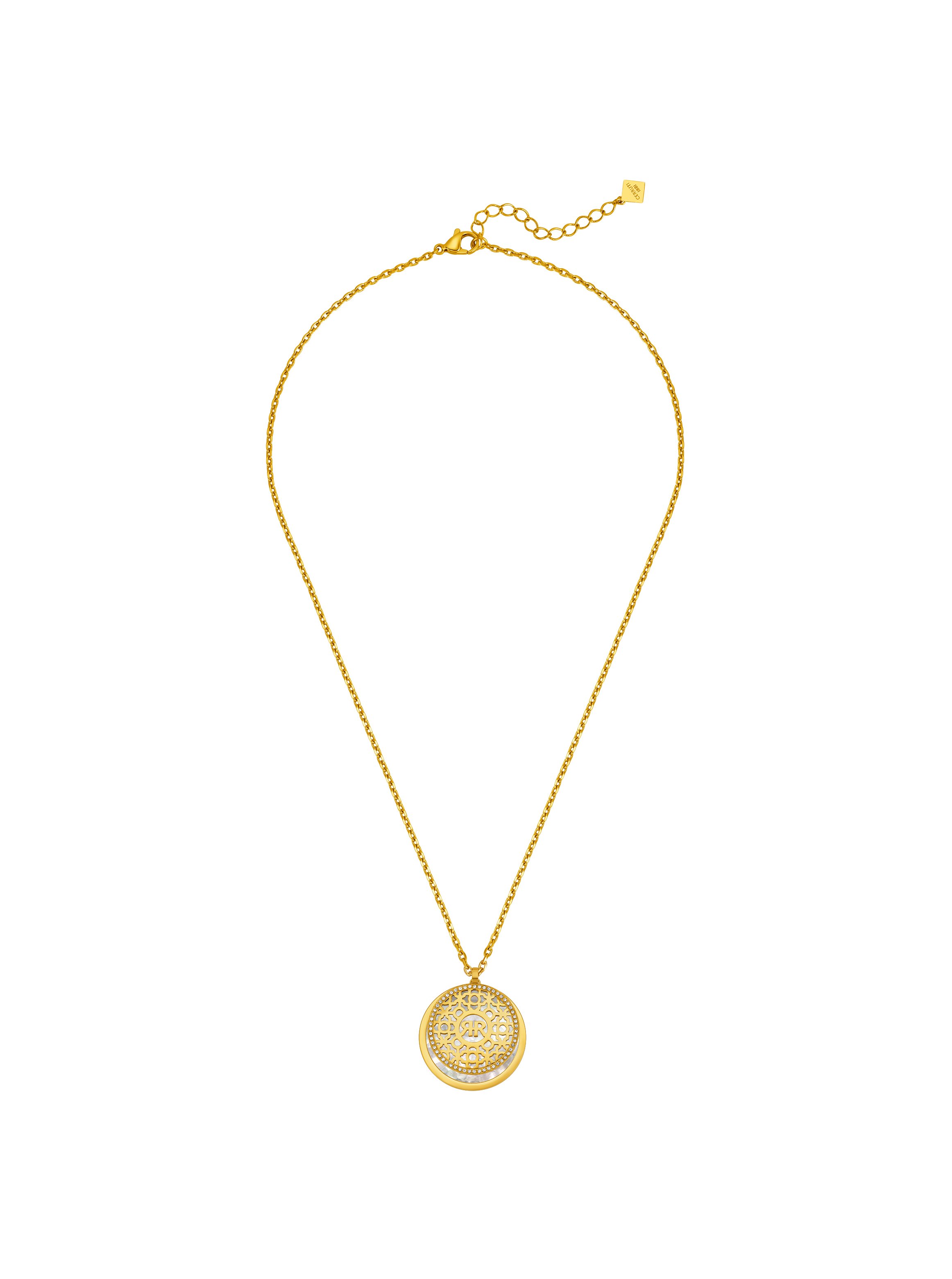 Nicoletta Women Gold Plated Stainless Steel Pendant Necklace