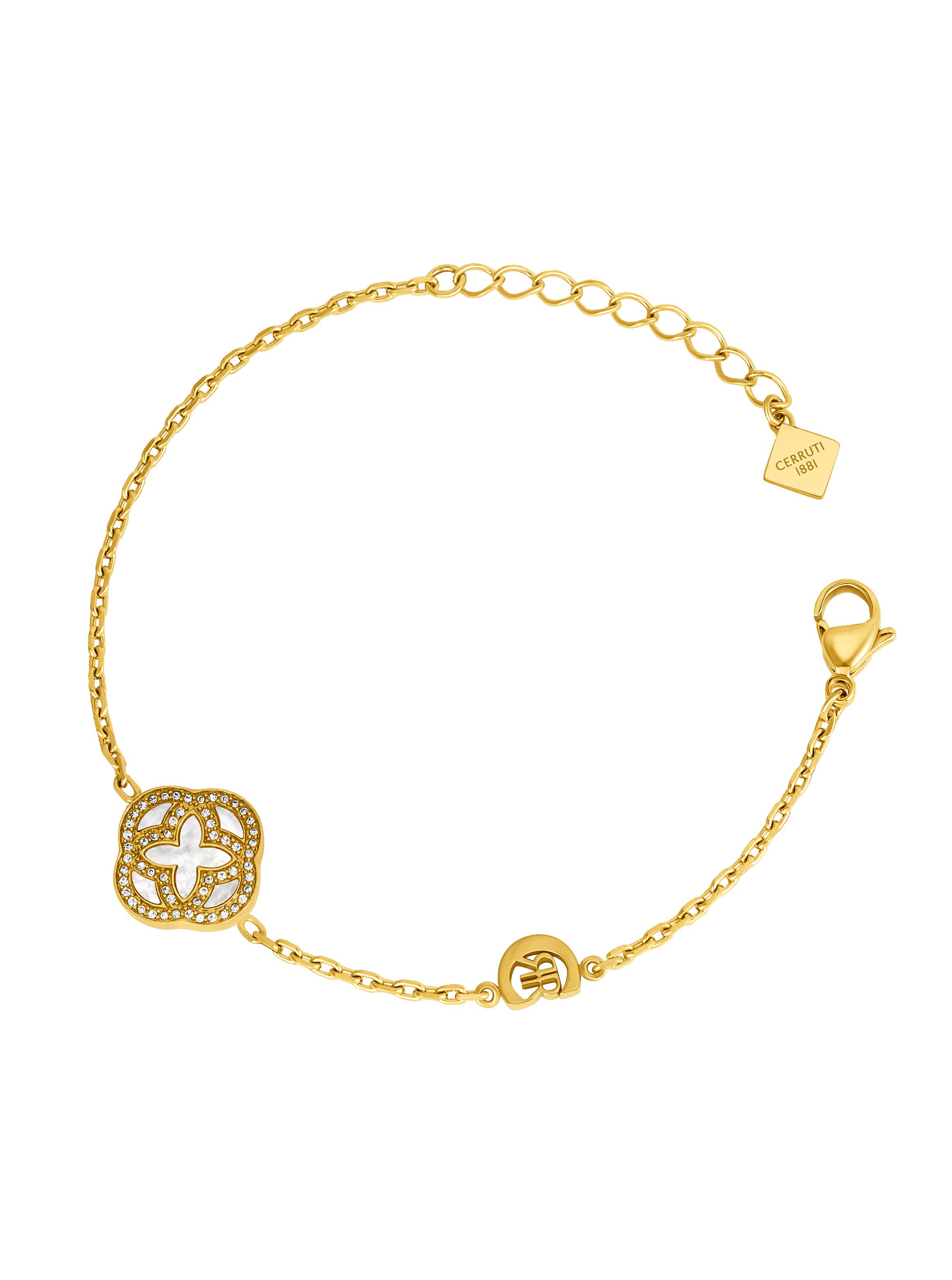 Natalia Women Gold Plated Stainless Steel Chain Bracelet