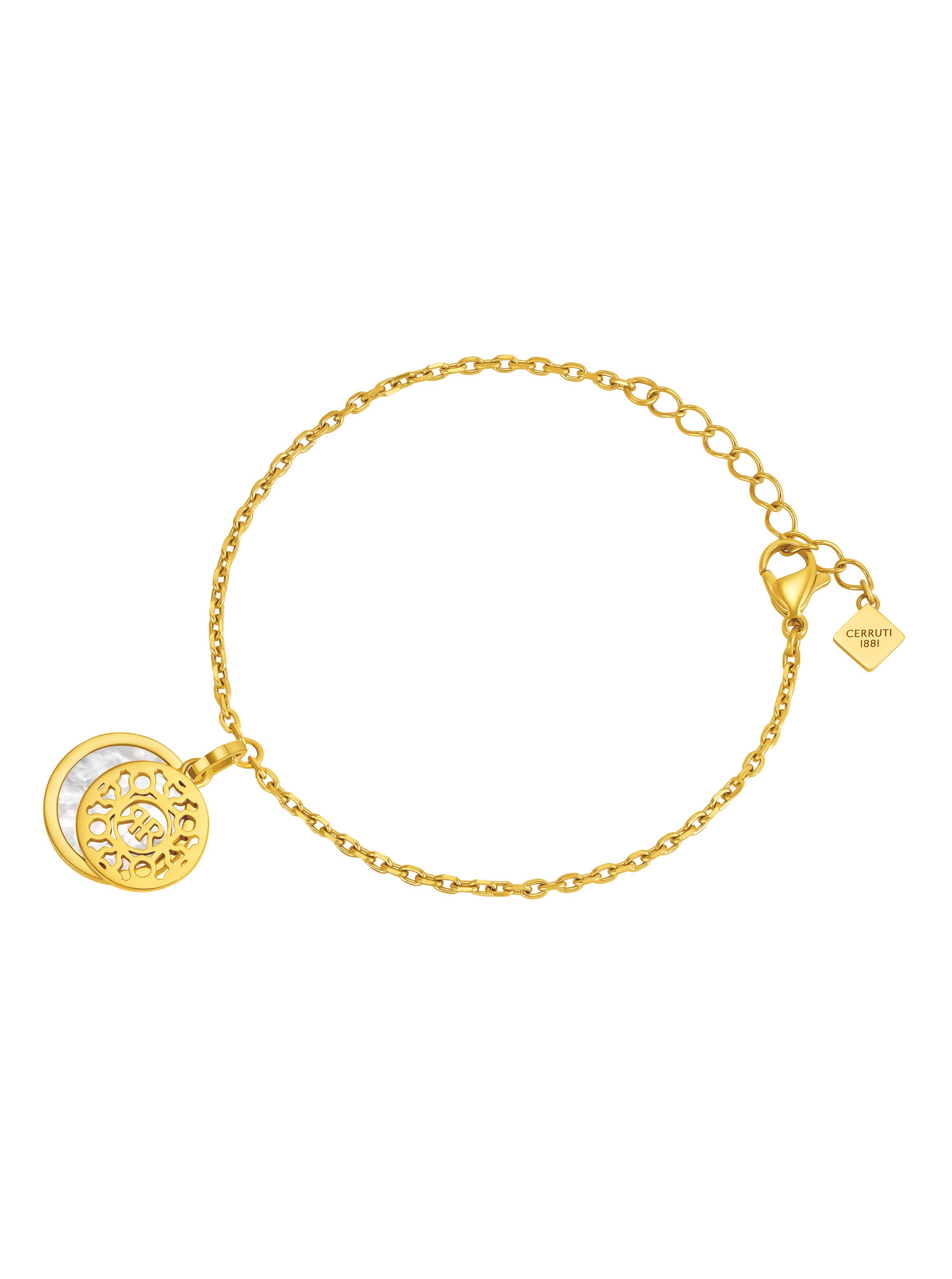 Nicoletta Women Gold Plated Stainless Steel Chain Bracelet