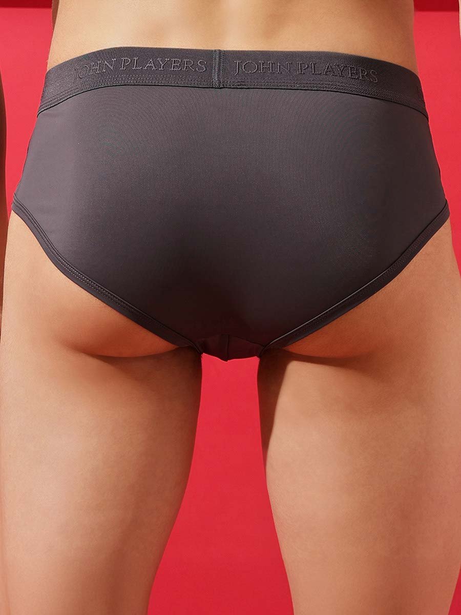 Charcoal Solid Adaptive Briefs