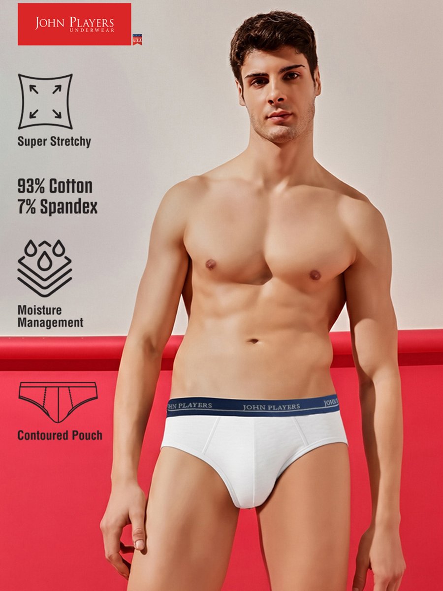Pack of 2 - Multi-Color Logo Print Brief Underwear