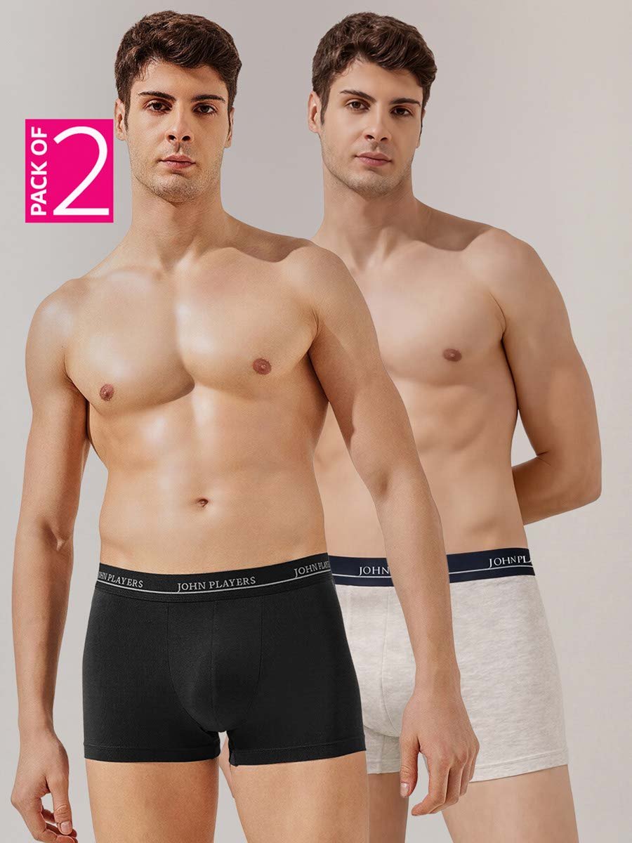 Pack of 2 - Multi-Color Logo Print Trunk Underwear