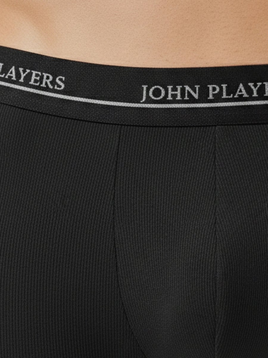 Pack of 2 - Multi-Color Cotton Trunks with Printed Logo Waistband