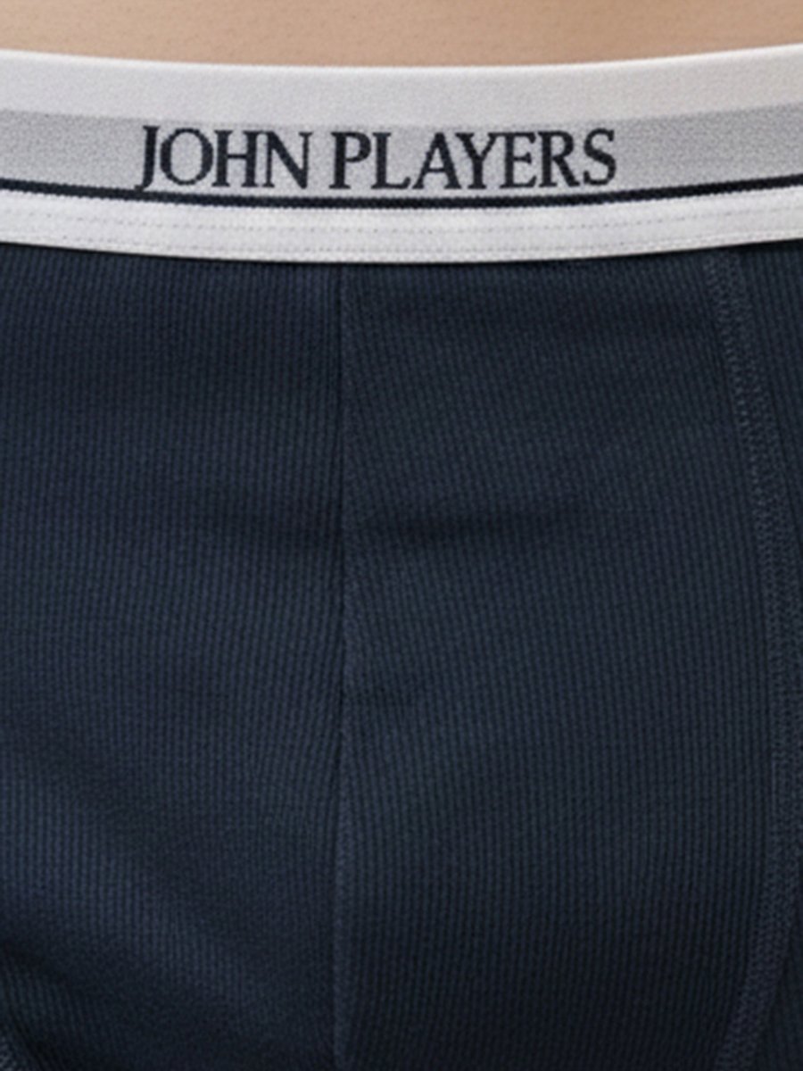 Pack of 2 - Multi-Color Cotton Trunks with Printed Logo Waistband