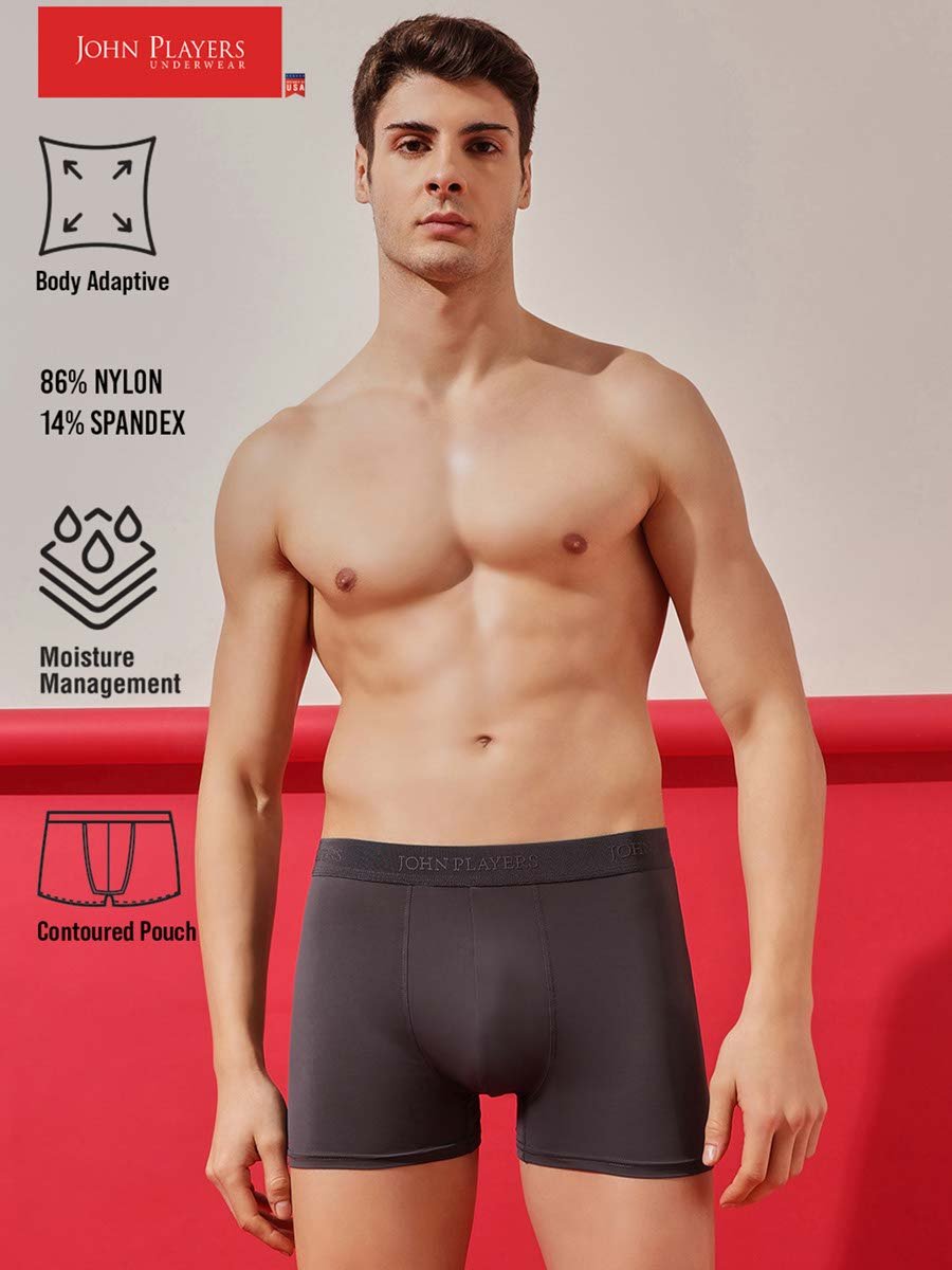 Grey Comfort Fit Trunks Underwear