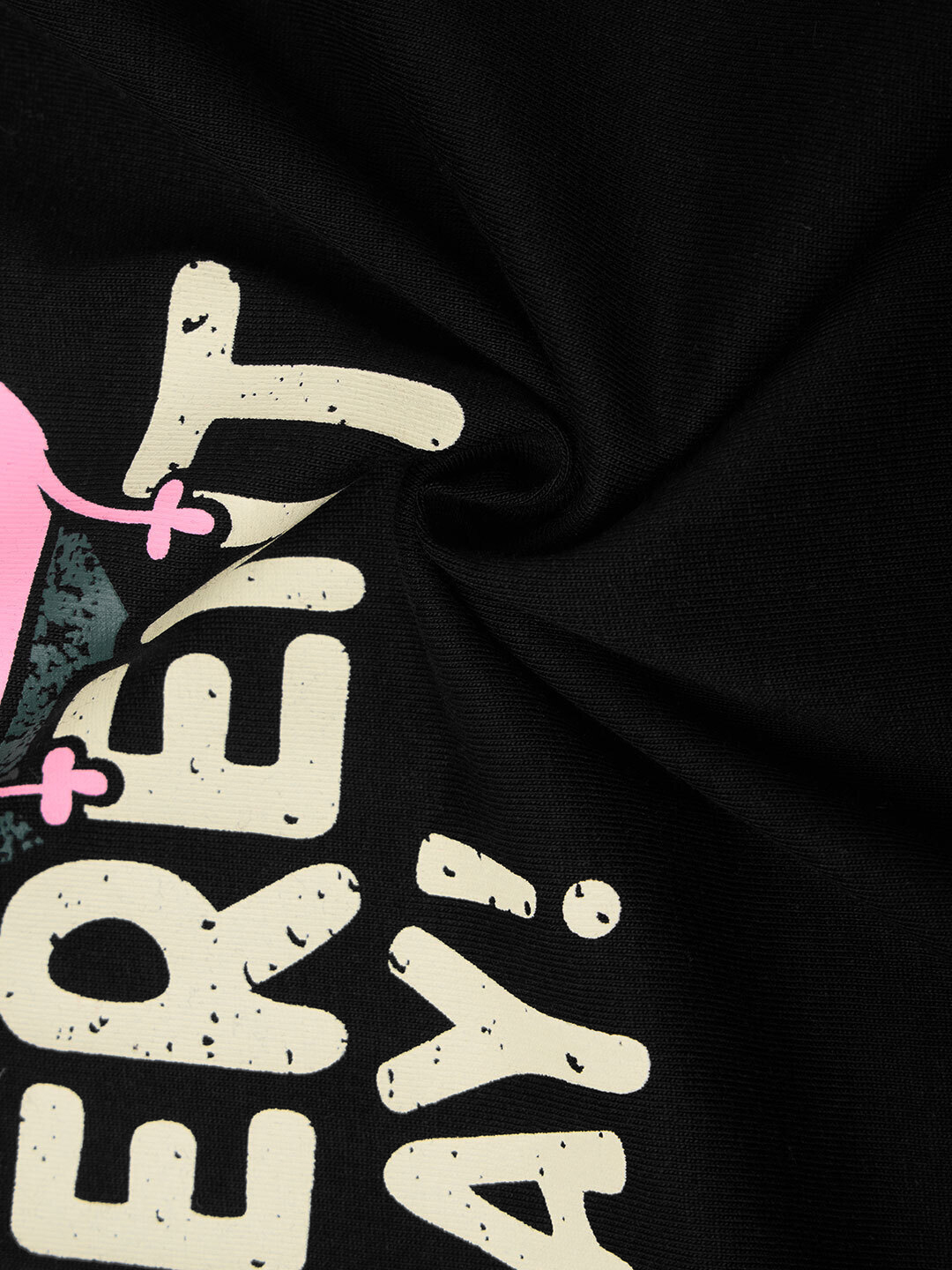 Men Courage The Cowardly Dog Graphic T-Shirt - Black, Casual Round Neck