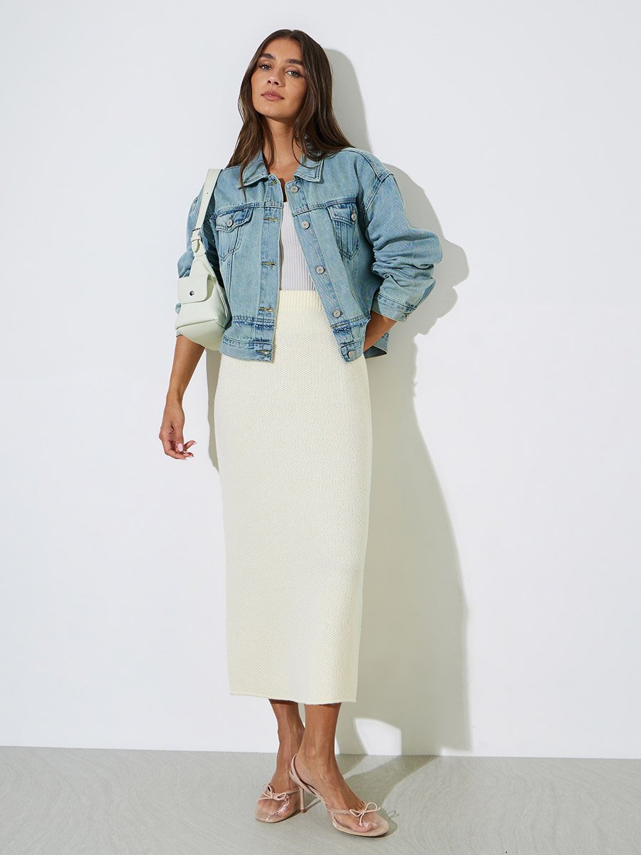 Regular Fit Light Wash Denim Jacket