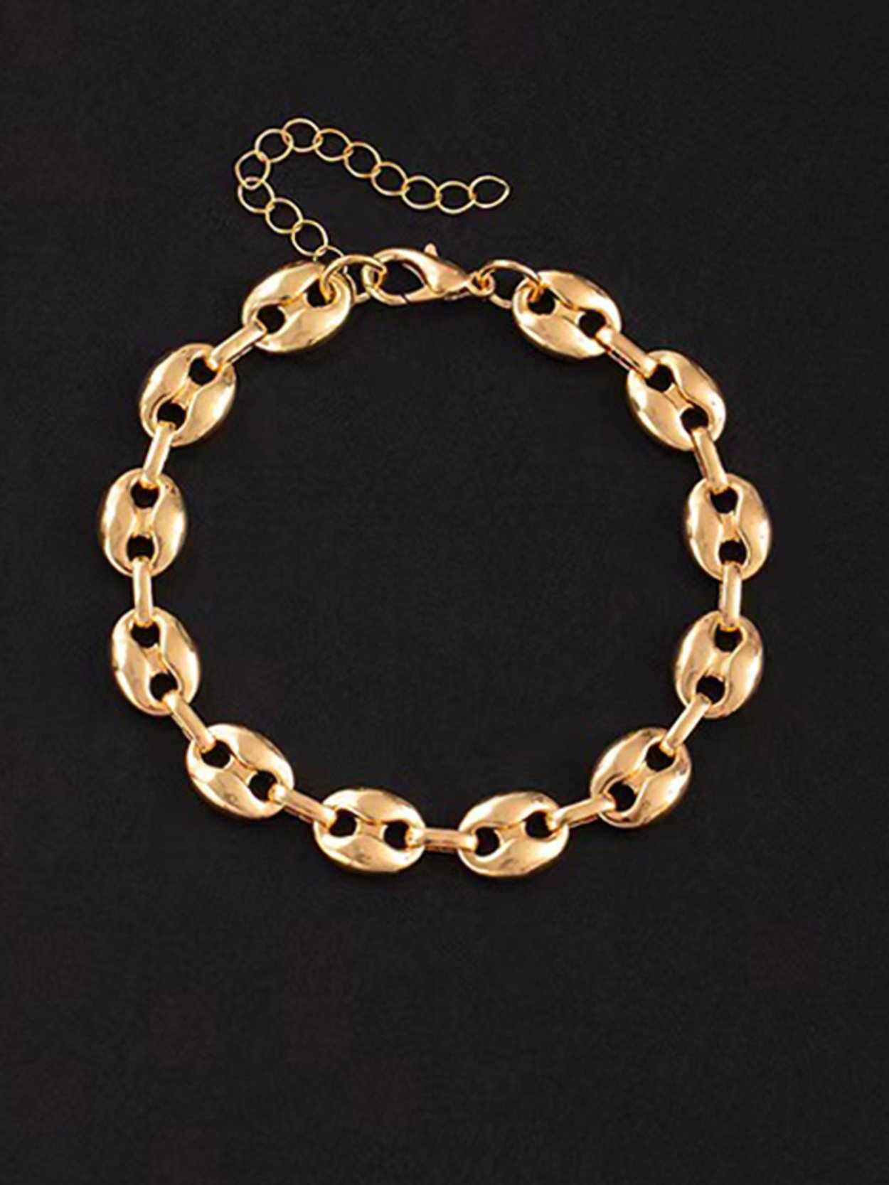 Gold Link Bracelet for Women - Everyday Wear.