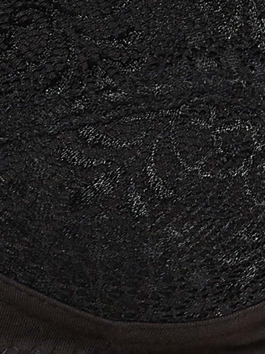 حمالة صدر بالكونيت بتغطية كاملة وتفاصيل دانتيل بدون أسلاك وغير مبطنة