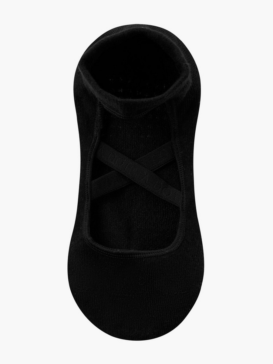 Pack of 2 Yoga Footsie Cotton Socks