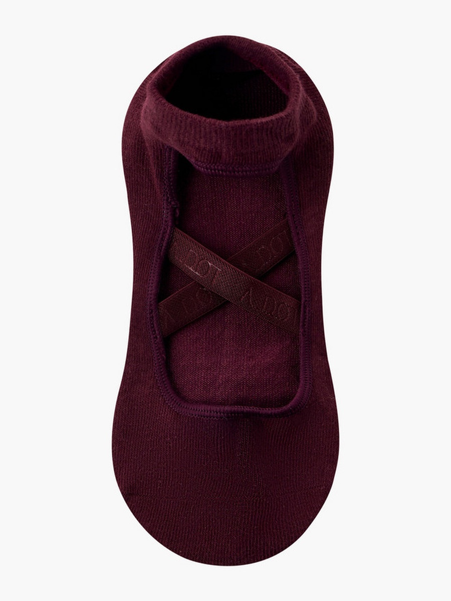Pack of 2 Yoga Footsie Cotton Socks