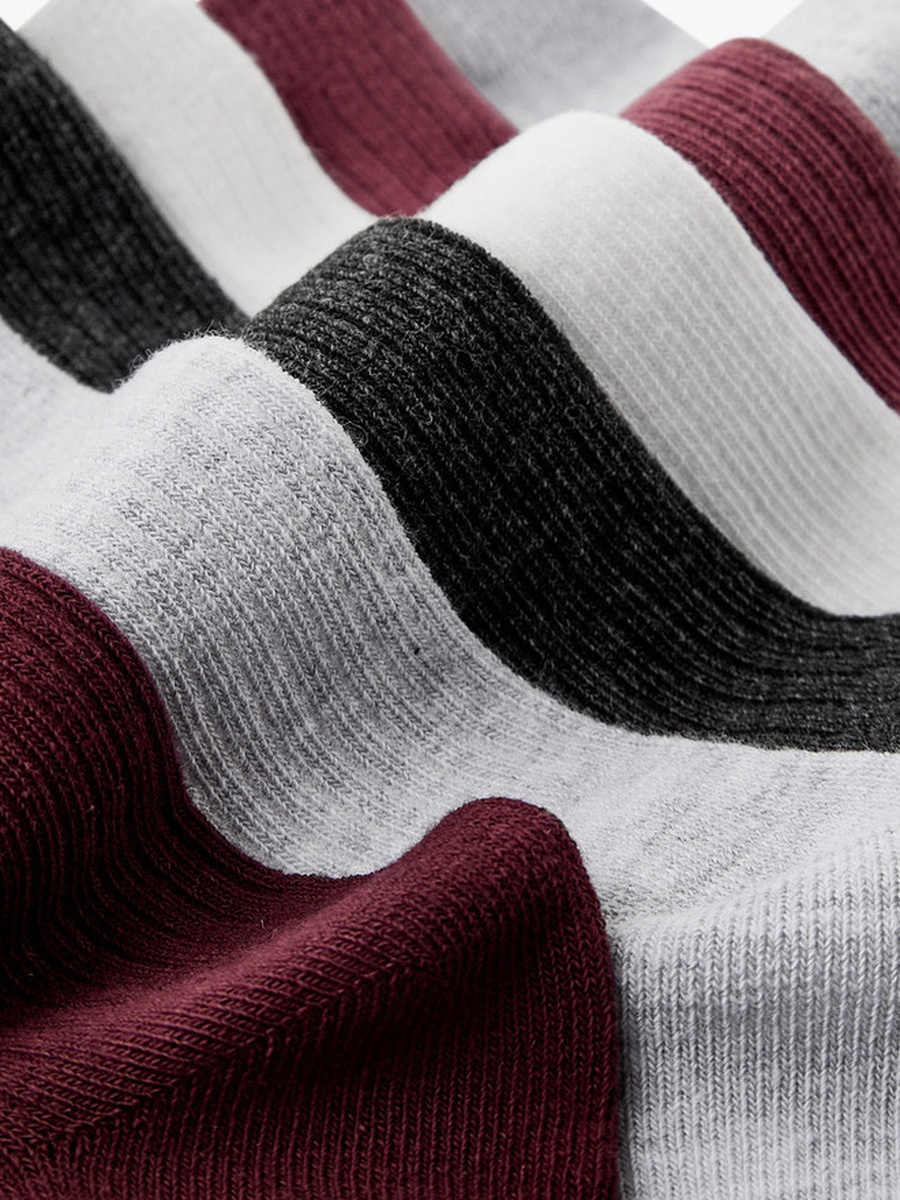 Pack of 5 Crew Length Cotton Socks