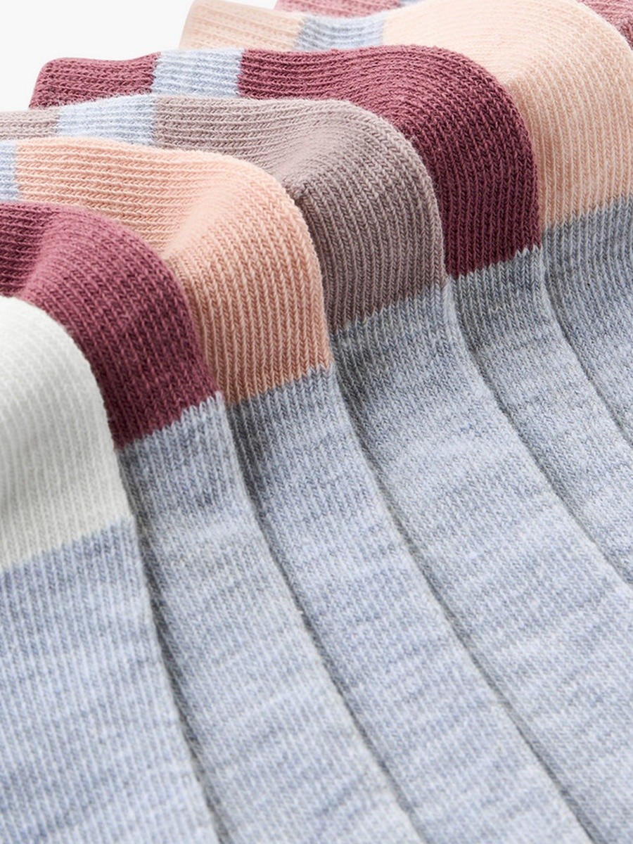 Pack of 7 Trainer Cotton Socks