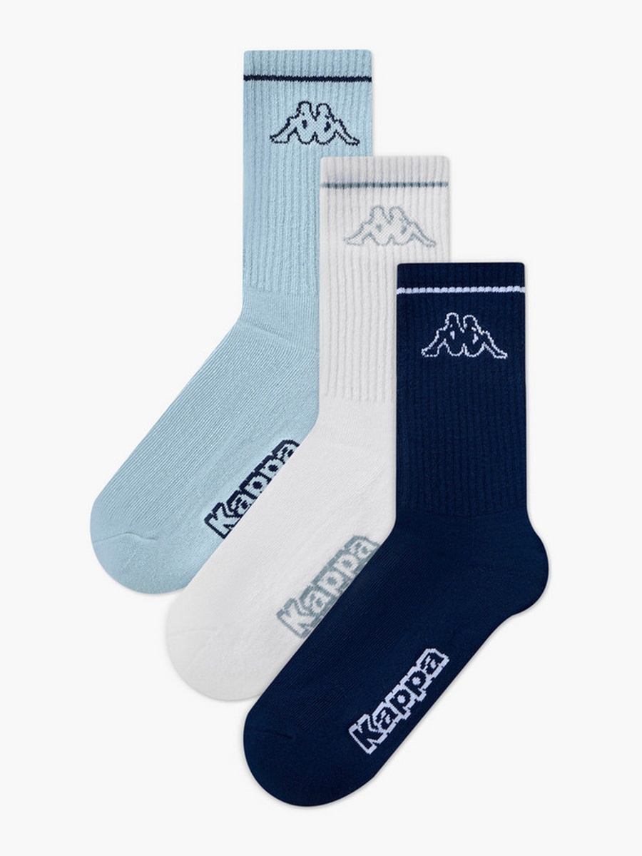Pack of 3 Crew Length Cotton Socks