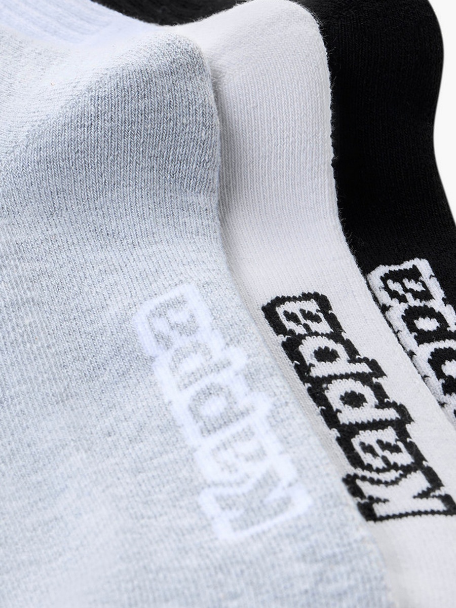 Pack of 3 Crew Length Cotton Socks