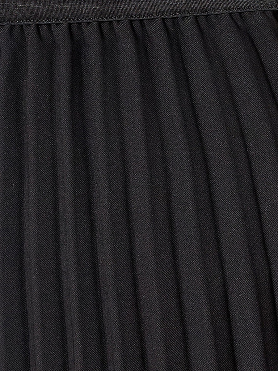 Midi Length Skirt with Pleated Detail