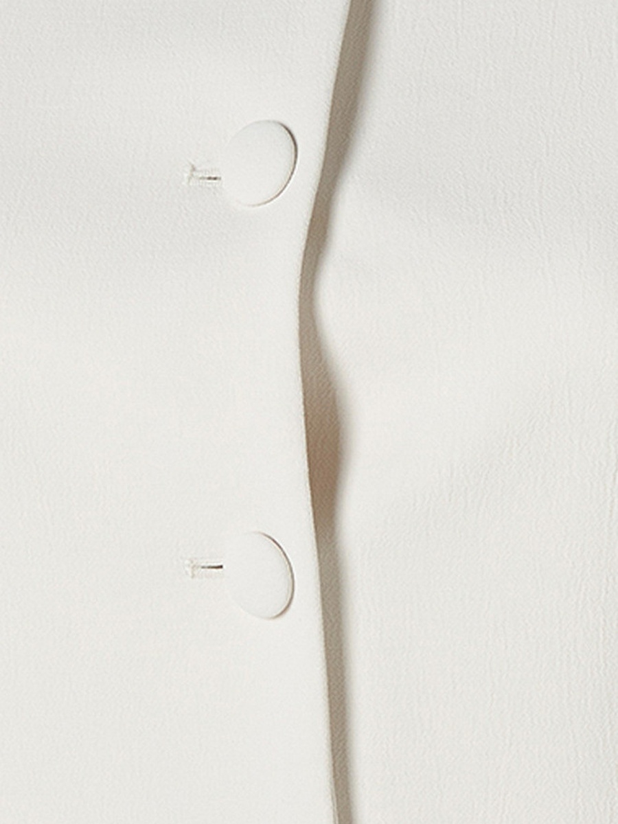 Plain Round Neck Blazer