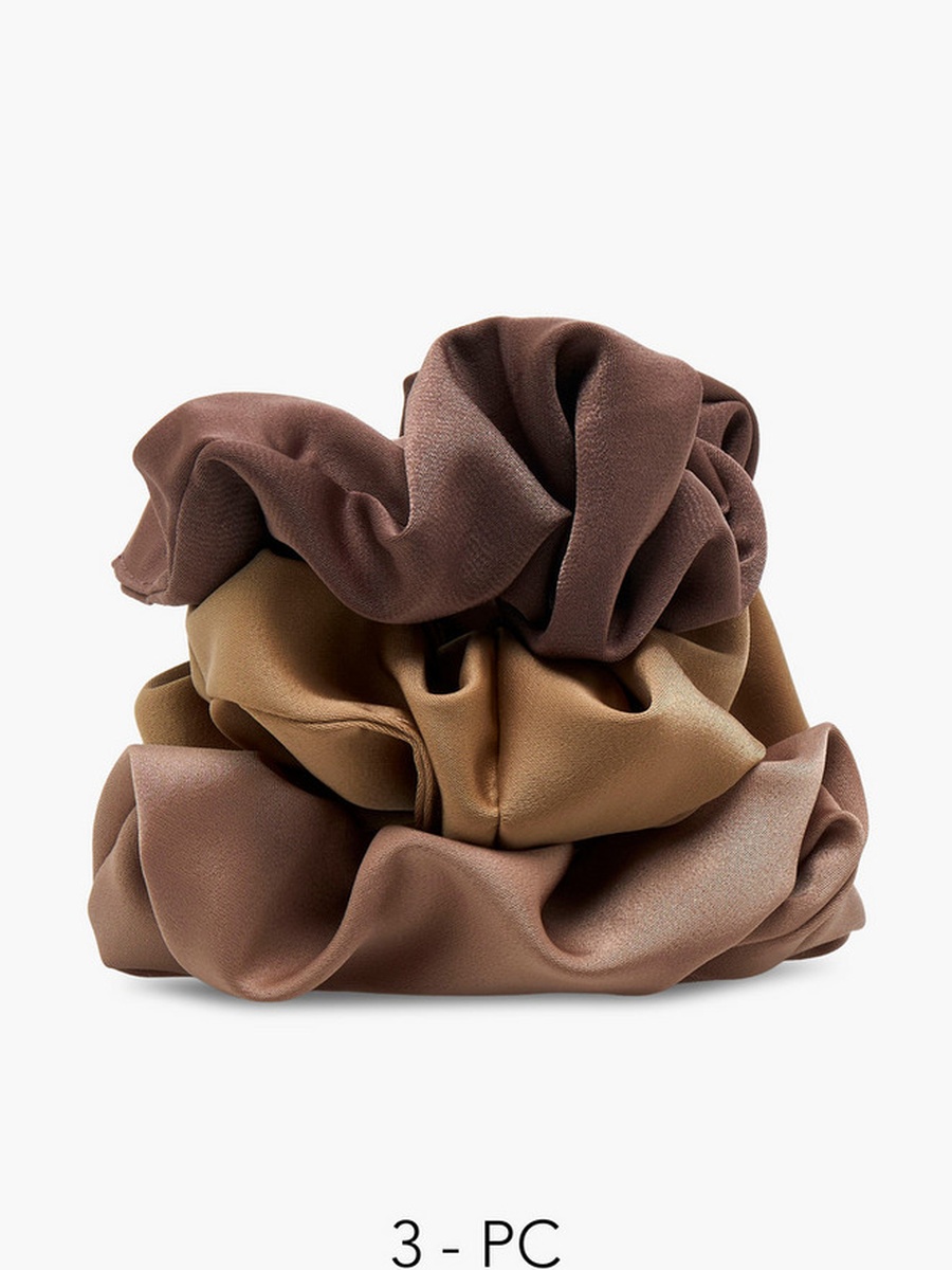 Pack of 3 Satin Hair Scrunchie