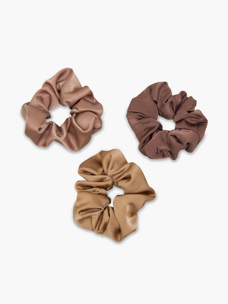 Pack of 3 Satin Hair Scrunchie