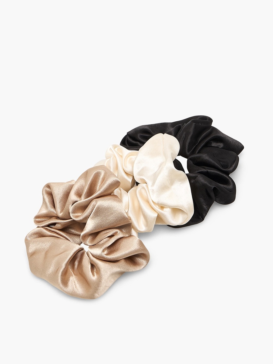 Pack of 3 Satin Hair Scrunchie