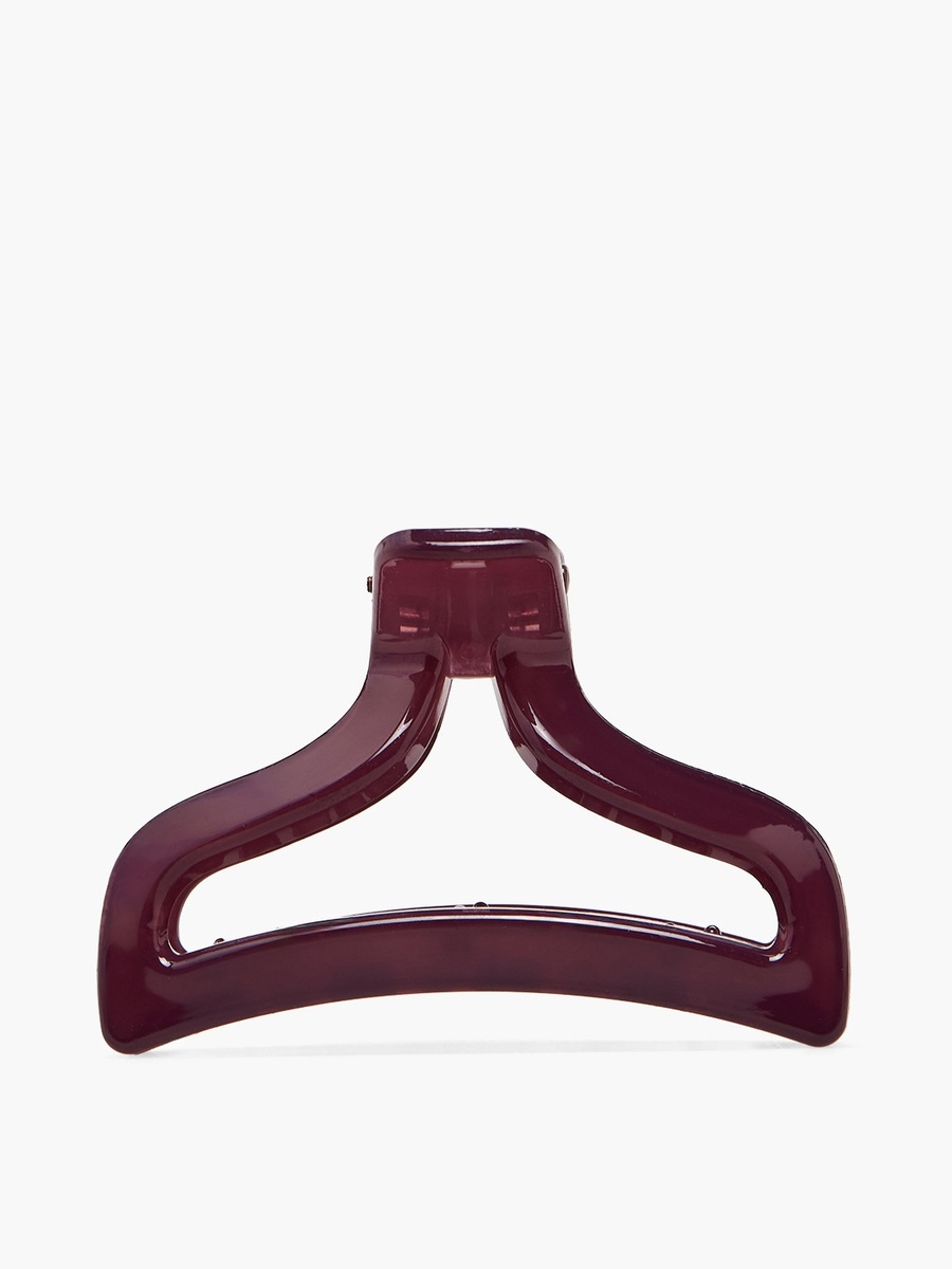 Pack of 4 Curved Hair Clamp with Cutout Design