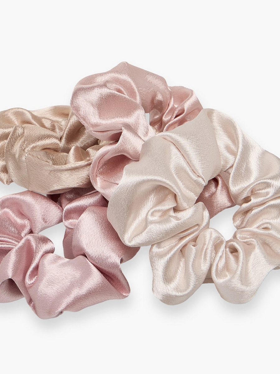Pack of 4 Satin Hair Scrunchie