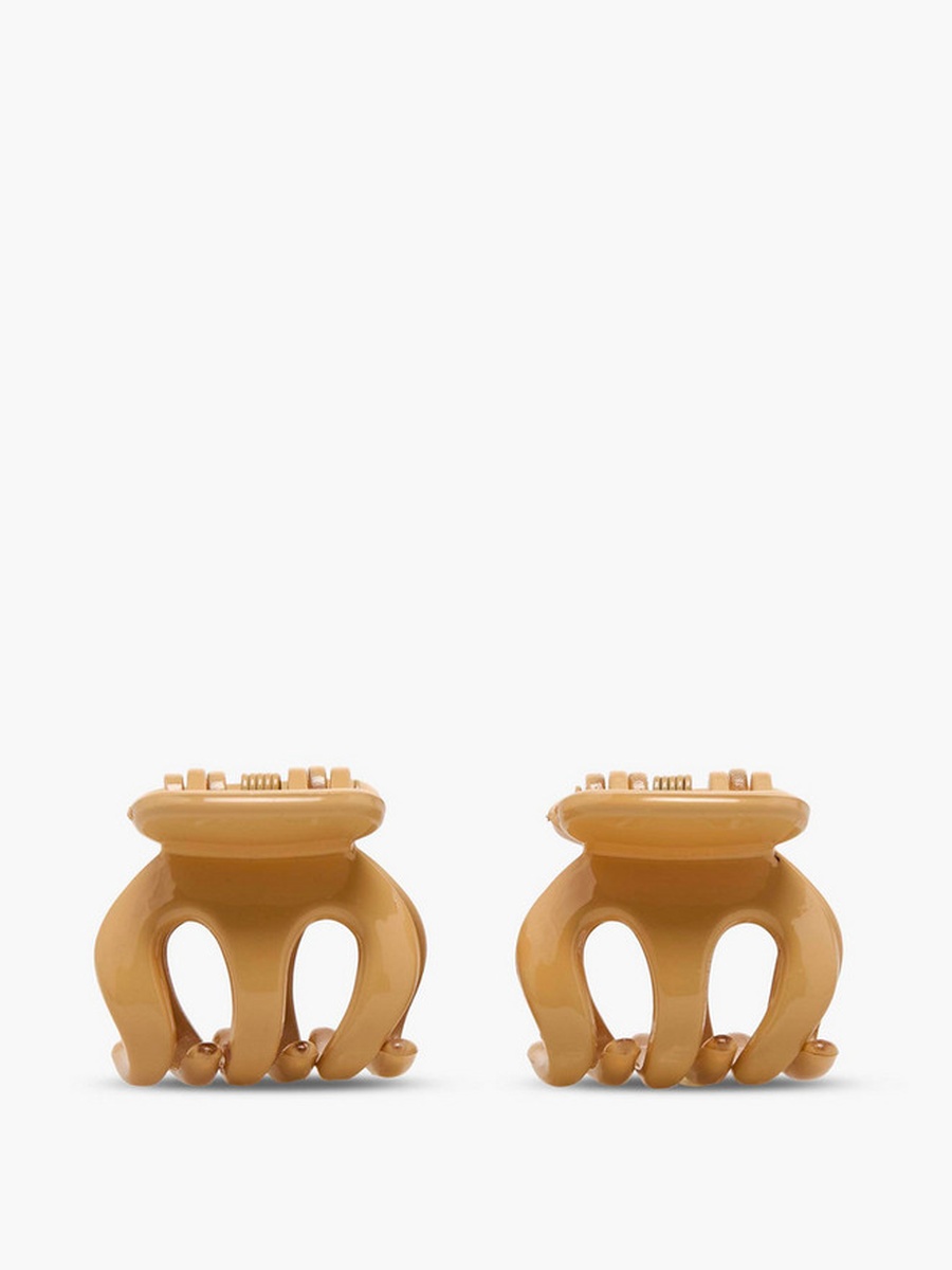 Pack of 5 Curved Hair Clamp with Slotted Design