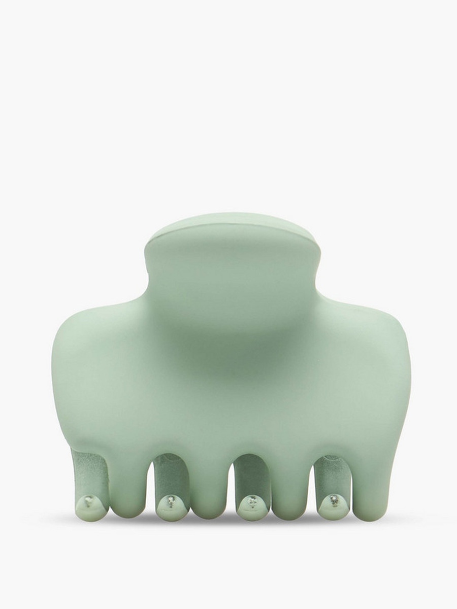 Pack of 6 Curved Hair Clamp with Matte Finish