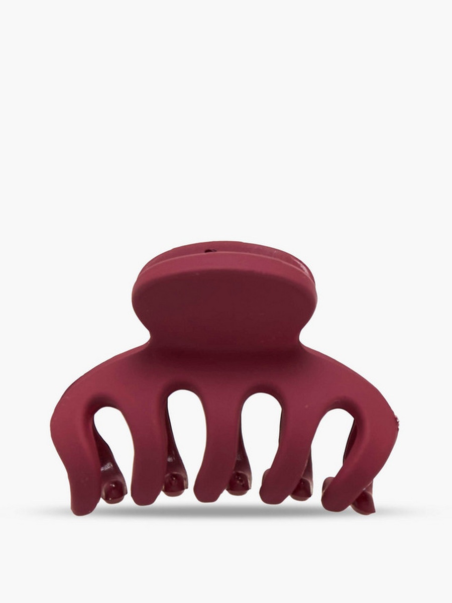 Pack of 6 Curved Hair Clamp with Slotted Design