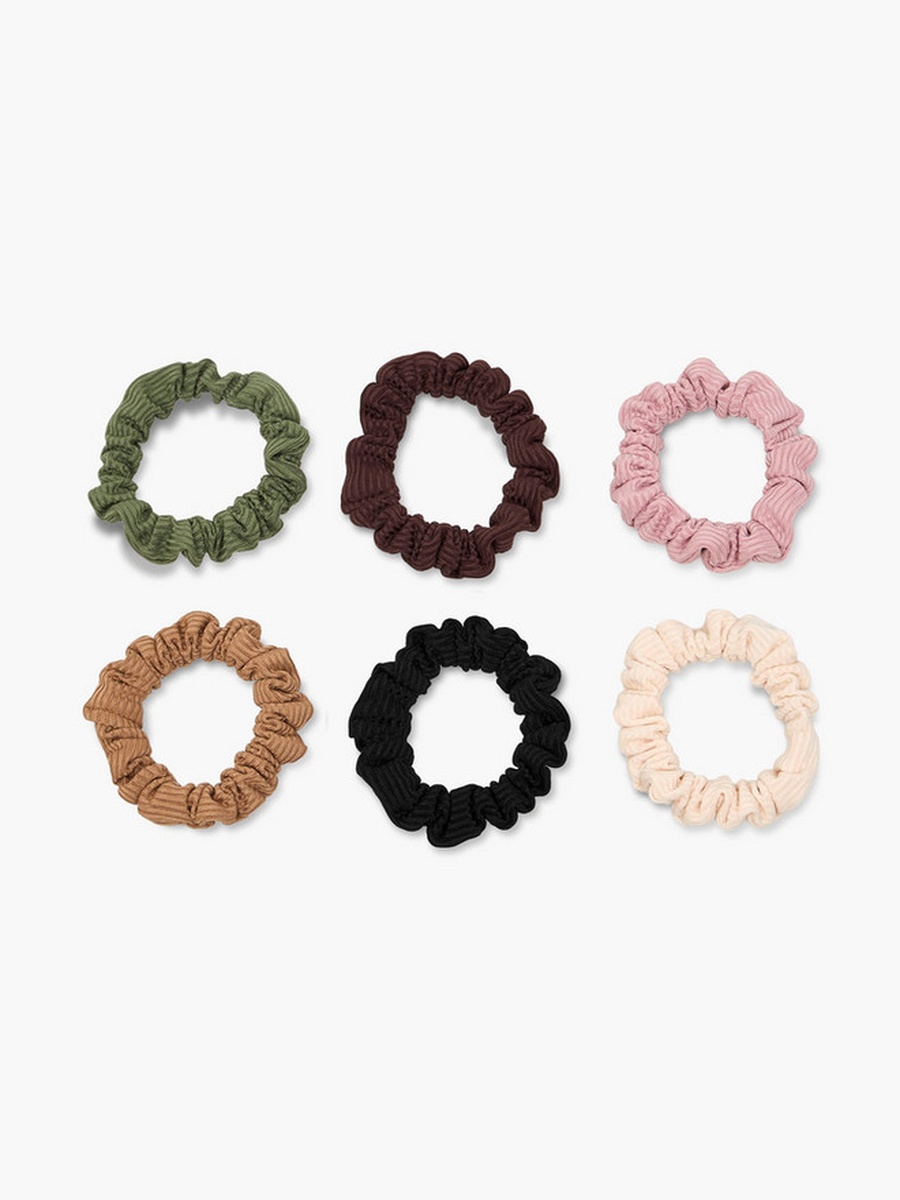 Pack of 6 Hair Scrunchie