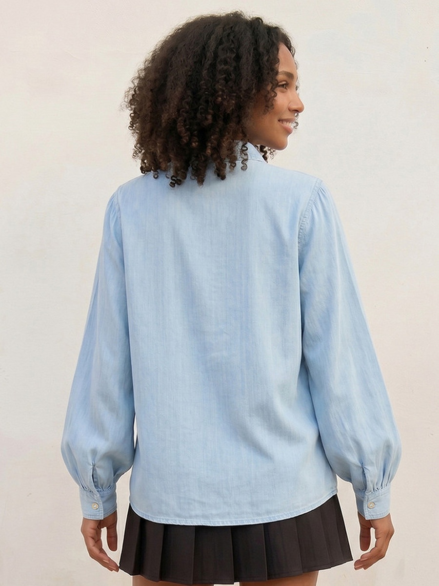 Bishop Sleeves Lyocell Shirt