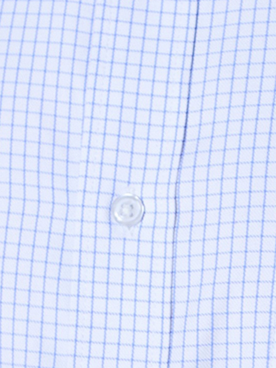 Regular Fit Collared Checked Long Sleeves Shirt