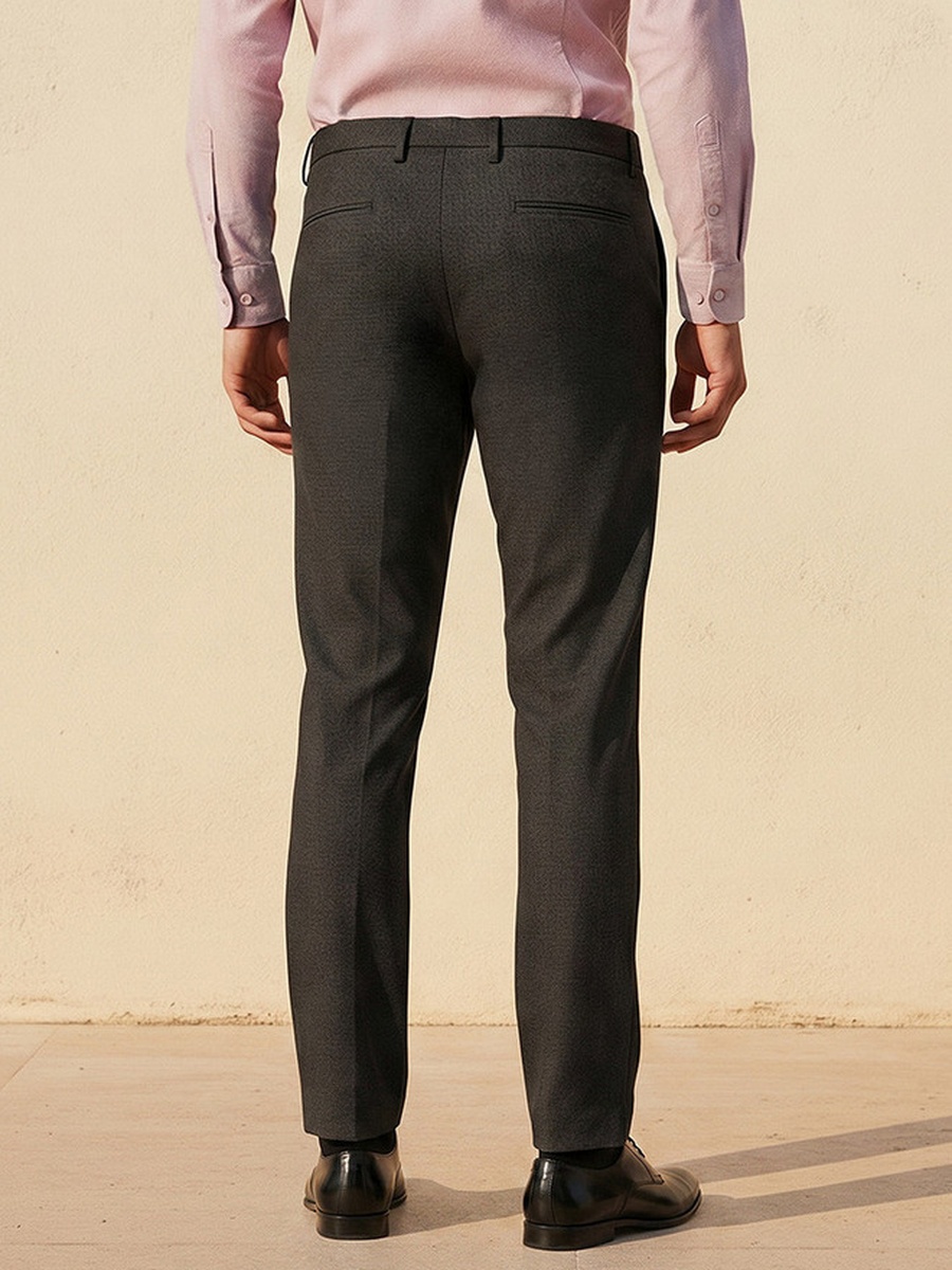 Men Slim Fit Formal Trousers