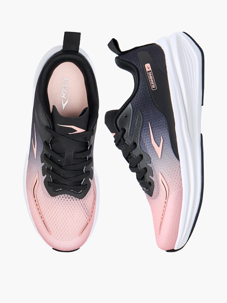 Women Ombre Lace-Up Sports Shoes