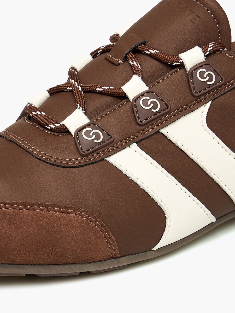 Women Panelled Lace-Up Ankle Sneakers