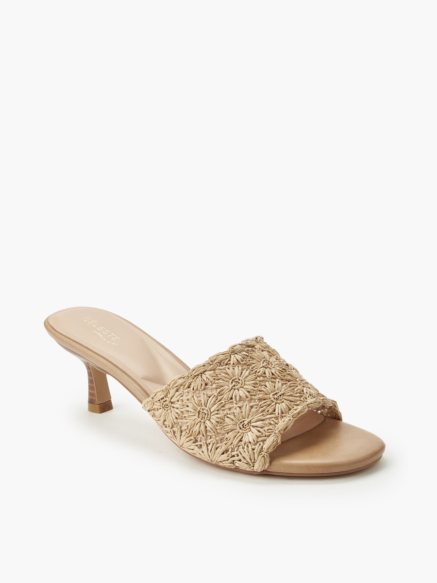 Women Kitten Heel Sandals