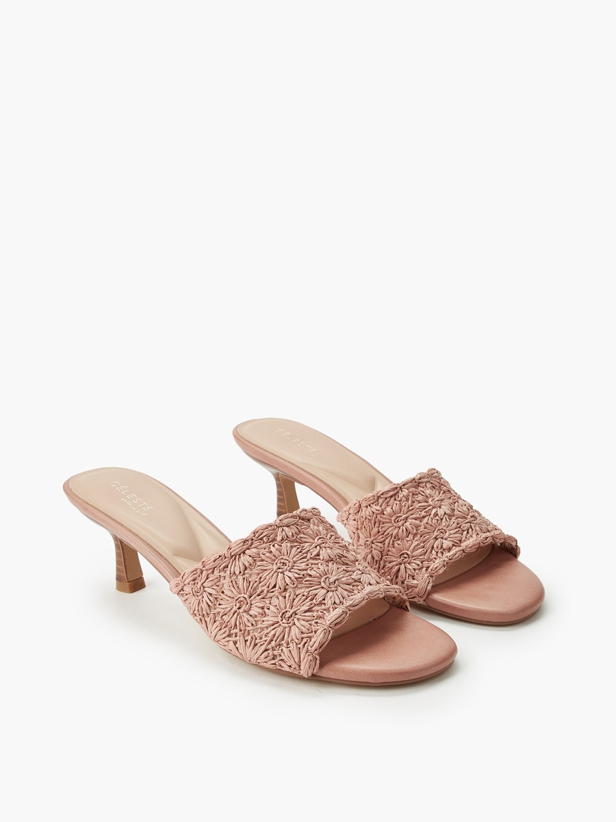 Women Kitten Heel Sandals
