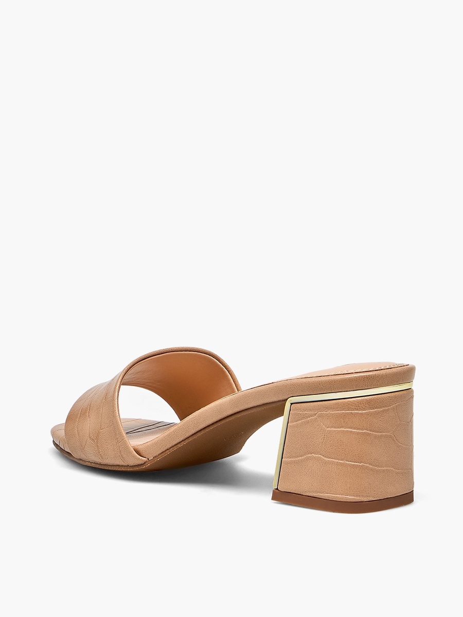 Women Slip-On Block Heel Sandals