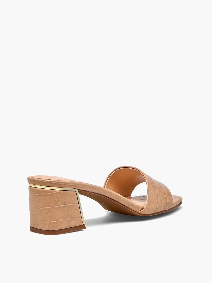 Women Slip-On Block Heel Sandals