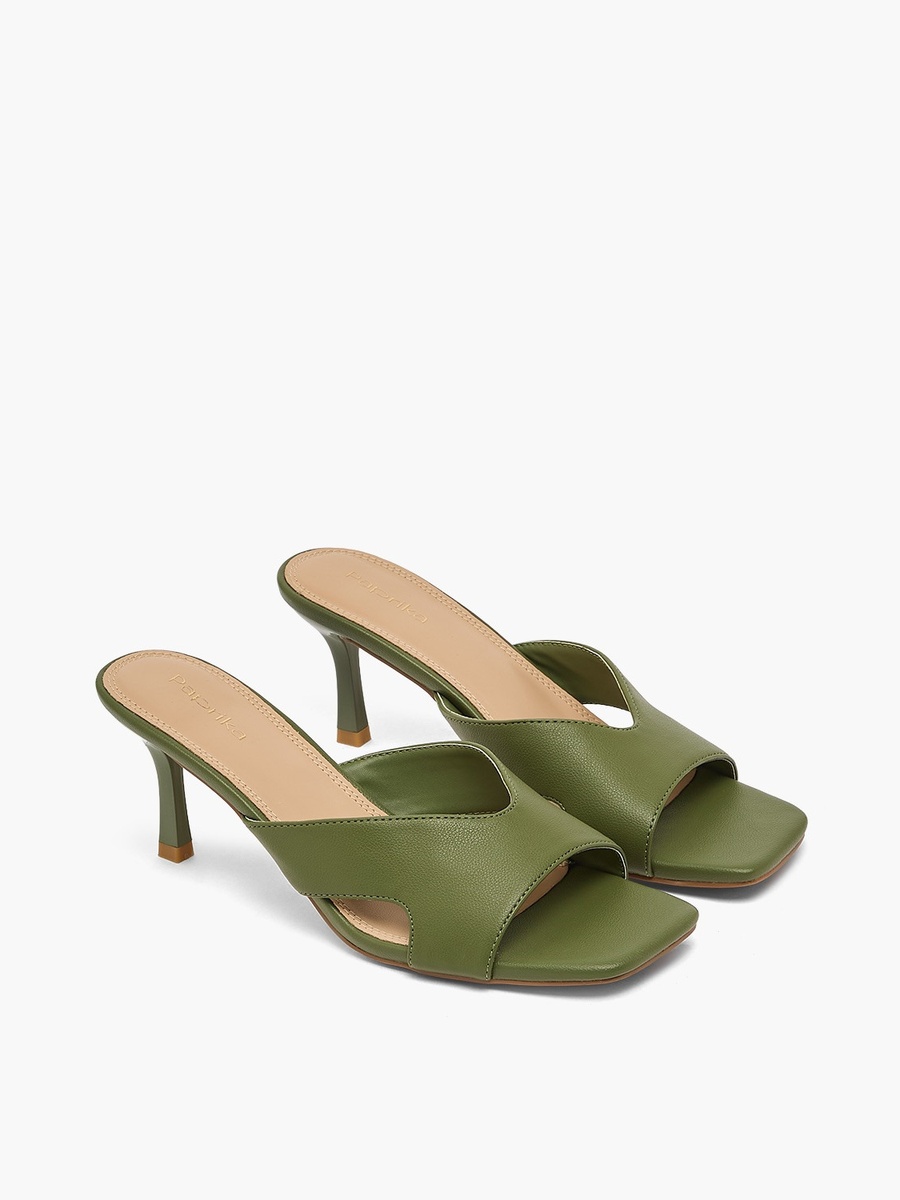 Women Kitten Heel Sandals