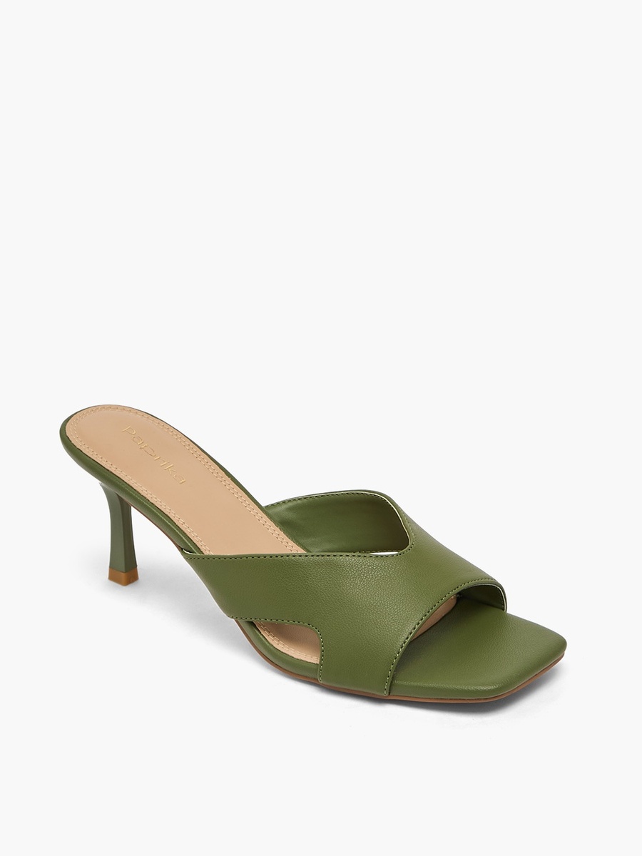 Women Kitten Heel Sandals