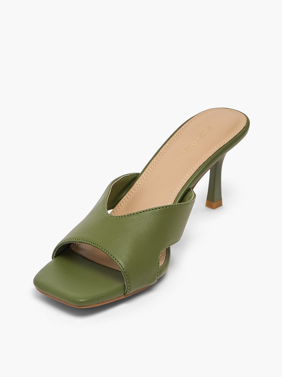 Women Kitten Heel Sandals