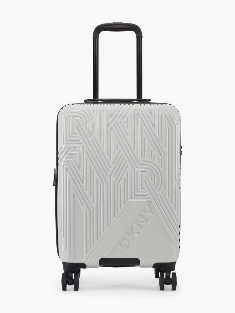 Textured Hardcase Luggage Trolley with Retractable Handle - 24 inches Check-in Bag